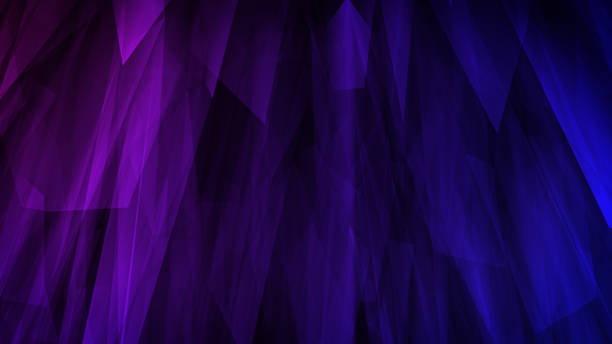 Abstract background consisting of triangles, blue purple colors