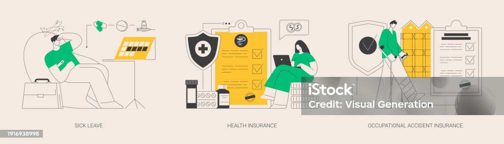 Insurance Abstract Pic Social Insurance Abstract Concept Vector Illustrations Stock ...