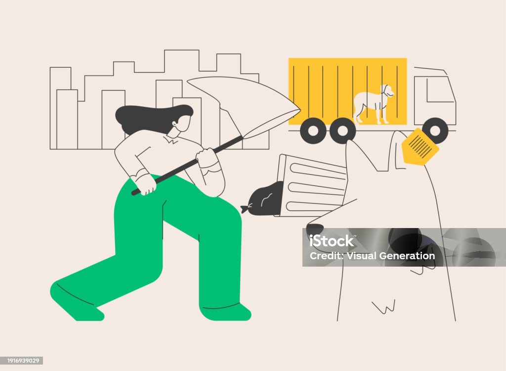Animal Control Service Body Animal Control Service Abstract Concept Vector Illustration Stock ...