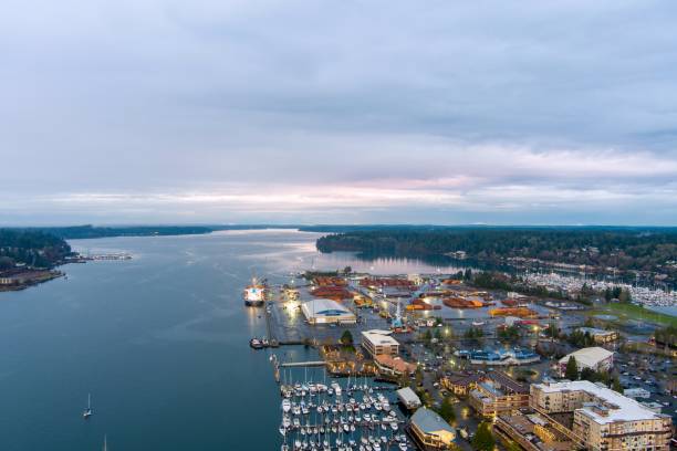 istock Olympia, Washington at sunset in December 1916996531