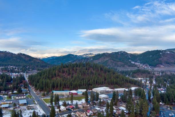 istock Leavenworth, Washington evening in December 1917025583