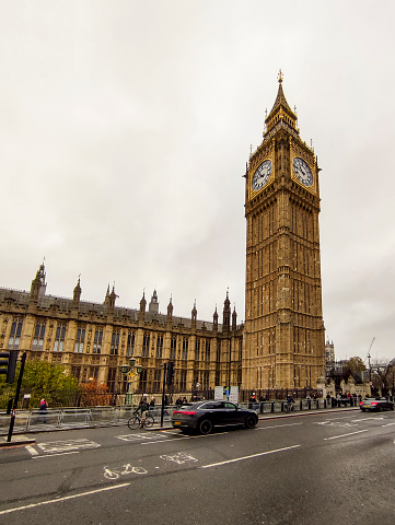 Famous big ben and parlement building at london england UK