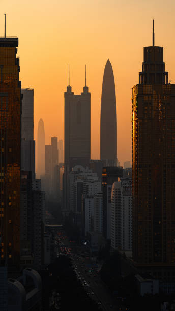 istock Shenzhen City Sunset 1917044322