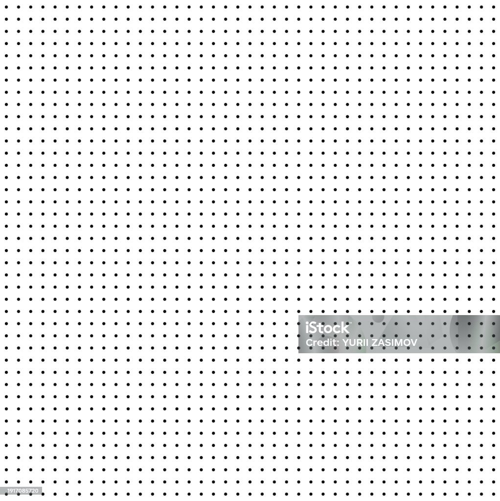 Point Texture Dot Seamless Pattern Grid Dotted Halftone Simple Small ...