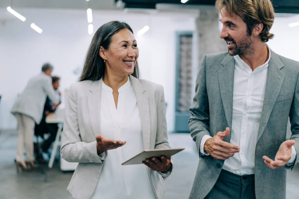istock Business people in the office. 1917091200
