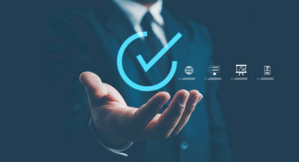 istock business, concept, certificate, data, success, sign, strategy, management, check, company, service, device, system, customer, product, information, client, agreement, feedback, tick, quality, satisfac 1917140006