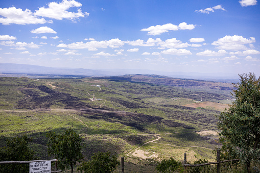 Menengai Crater View Point Tourist attraction in Kenya is a massive shield volcano with one of the biggest calderas in the world, in the Great Rift Valley, Kenya. It is the largest volcano caldera in Kenya and the second largest volcano caldera in Africa