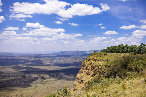 Menengai Crater View Point Tourist attraction in Kenya is a massive shield volcano with one of the biggest calderas in the world, in the Great Rift Valley, Kenya. It is the largest volcano caldera in Kenya and the second largest volcano caldera in Africa