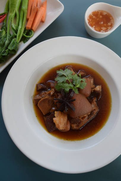 istock Stewed Pork Leg in Black Soy Sauce 1917188878