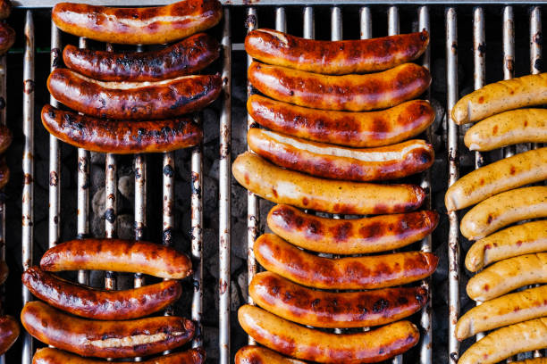 Traditional and original thuringian sausages