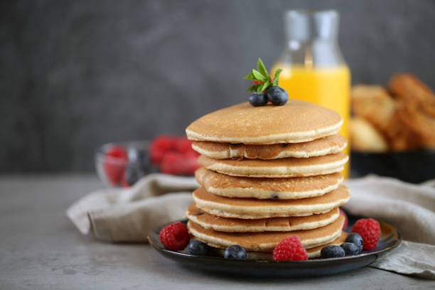 Breakfast  table stock photo