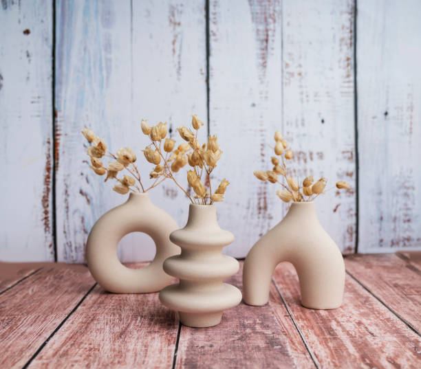 istock Small modern vases . Scandinavian interior style 1917311796