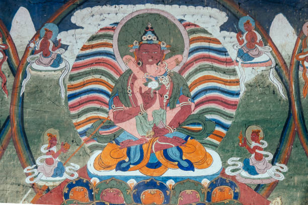 istock Lamayuru Monastery Thangkas, Buddhist Art, Tibetan Buddhism 1917388083