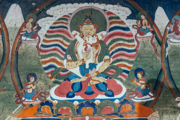 istock Lamayuru Monastery Thangkas, Buddhist Art, Tibetan Buddhism 1917390748