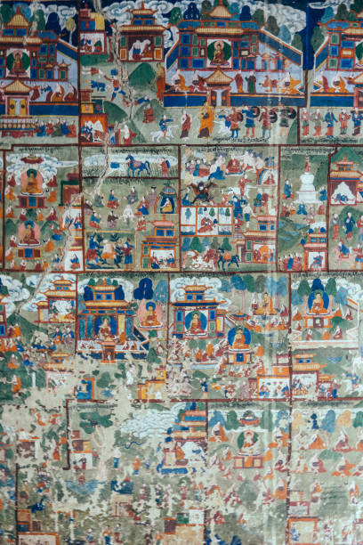 istock Lamayuru Monastery Thangkas, Buddhist Art, Tibetan Buddhism 1917402343