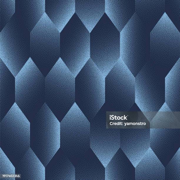 Abstract Crystal Pattern Abstract Crystal Grid Vector Seamless Pattern Trend Blue Appealing ...