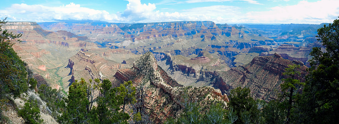 Panoramic view of the Grand Canyon, South Rim, Arizona - United States