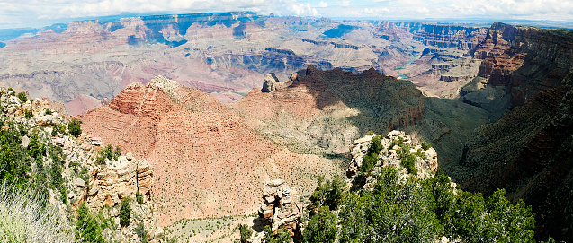 Panoramic view of the Grand Canyon, South Rim, Arizona - United States