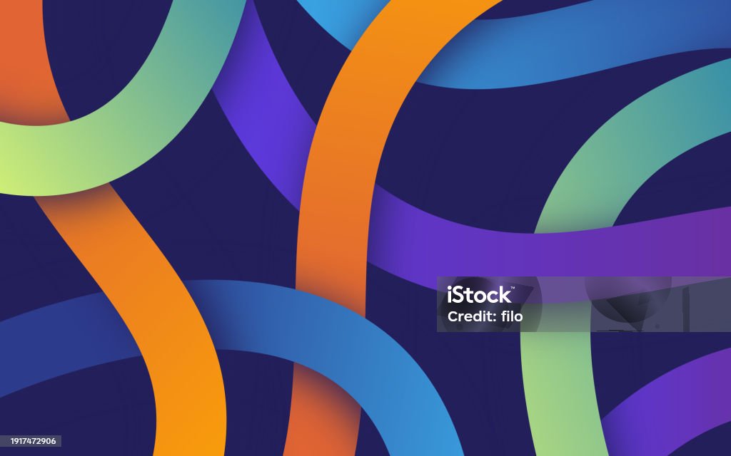 Overlap Line Direction Modern Overlap Gradient Lines Abstract Motion Technology Background ...