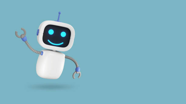istock 3d Render Concept future Robot chatbot, AI in science and business, Technology and engineering concept. 3d illustration 1917481308