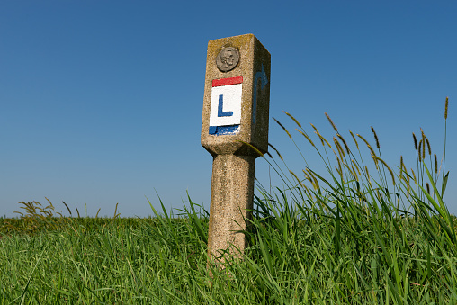 Carts Direction Sign at Golf Course in MN