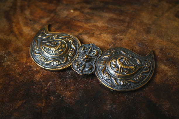 istock Traditional Bulgarian Belt Buckle. Folk clothting. 1917515550