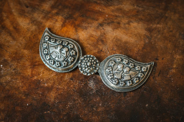 istock Traditional Bulgarian Belt Buckle. Folk clothting. 1917525418