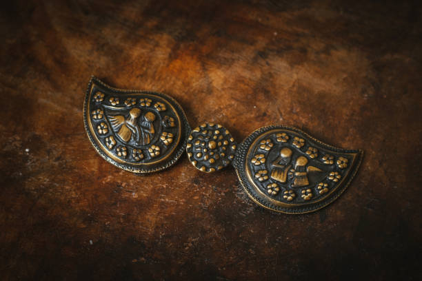 istock Traditional Bulgarian Belt Buckle. Folk clothting. 1917525419