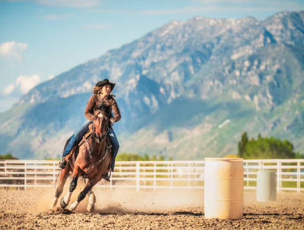 istock Barrel Racing in Utah 1917536939