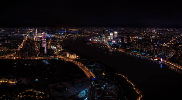 istock The Shanghai skyline at night 1917545927