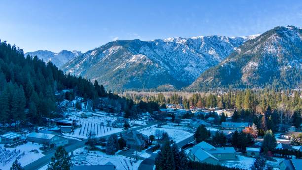 istock Leavenworth landscape in the morning 1917582557
