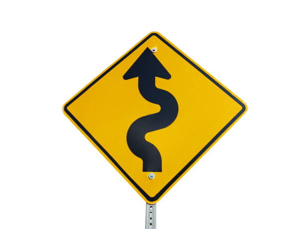 istock winding sign isolated on white background 1917625548