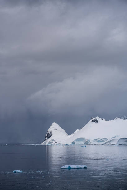 istock Snowy Peninsula Among a Moody Sky 1917654010