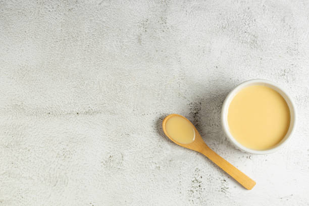 istock Fresh condensed milk in the bowl. 1917706283