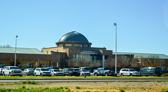 Modern prison building