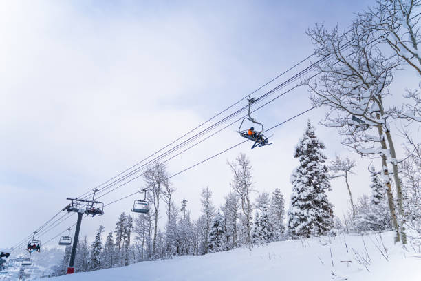 Ski lift in Colorado USA