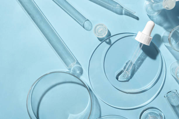 istock Moisturizing serum for the face. Serum in a pipette, the latest technologies, peptide complex. 1917801737