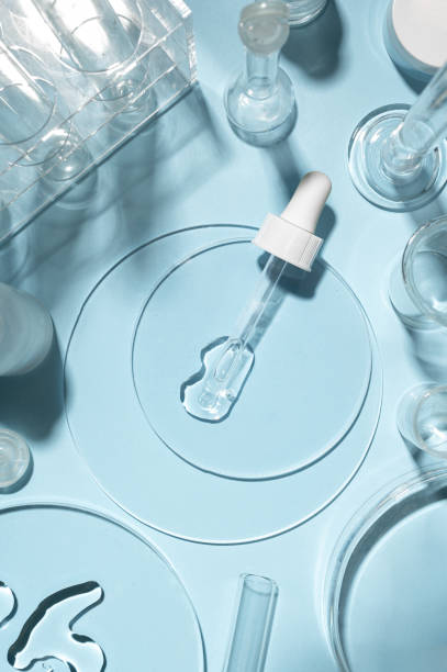 istock Moisturizing serum for the face. Serum in a pipette, the latest technologies, peptide complex. 1917801740