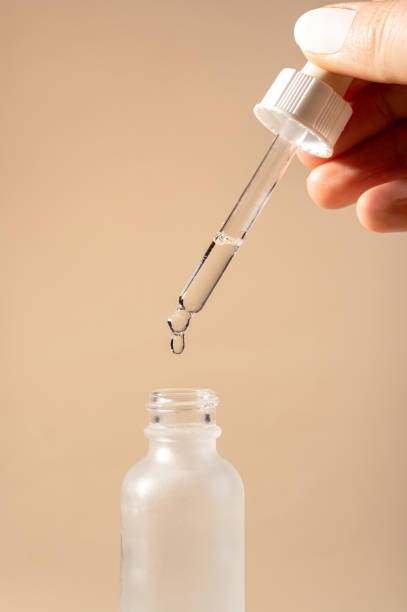 istock Moisturizing serum for the face. Serum in a pipette, the latest technologies, peptide complex. 1917801742