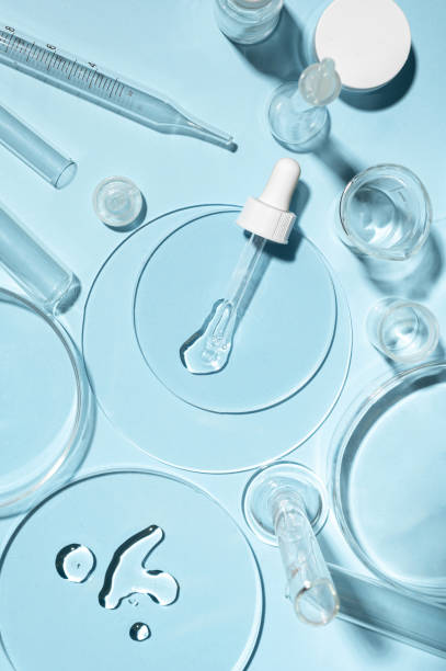 istock Moisturizing serum for the face. Serum in a pipette, the latest technologies, peptide complex. 1917801757