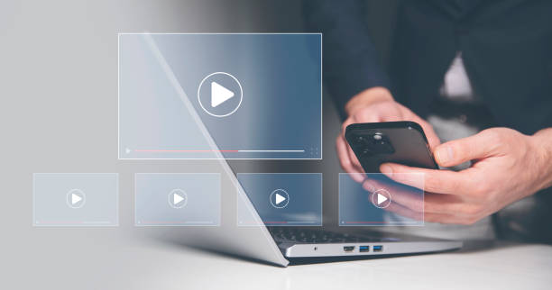 istock man touching video sign in screen 1917805052