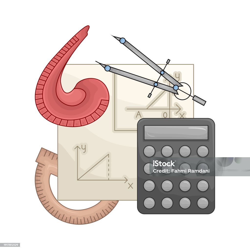 Ruler Image Math Math Geometry Stock Illustration - Download Image Now - Accuracy, Angle ...