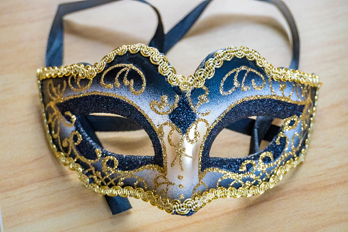 Golden Venetian mask