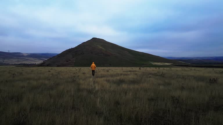 Man walking alone