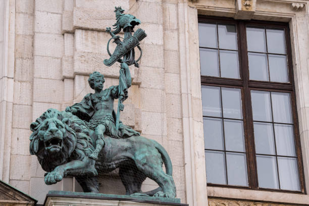 Munich, Germany - December 20,2021 : Famous Bavarian national museum in Munich.