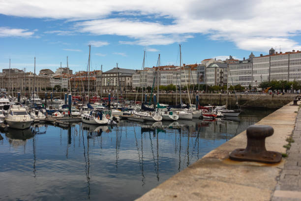 istock Nautical Serenity: La Coruna's Maritime Vista 1918276502