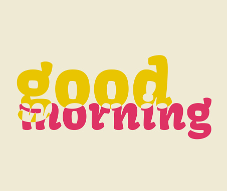 Postive Text Message Positive Text Message Design Stock Illustration - Download Image Now ...