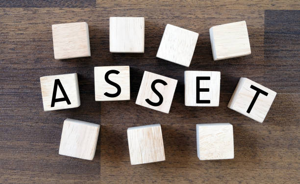 istock Asset word on wood blocks, Business concept 1918320330