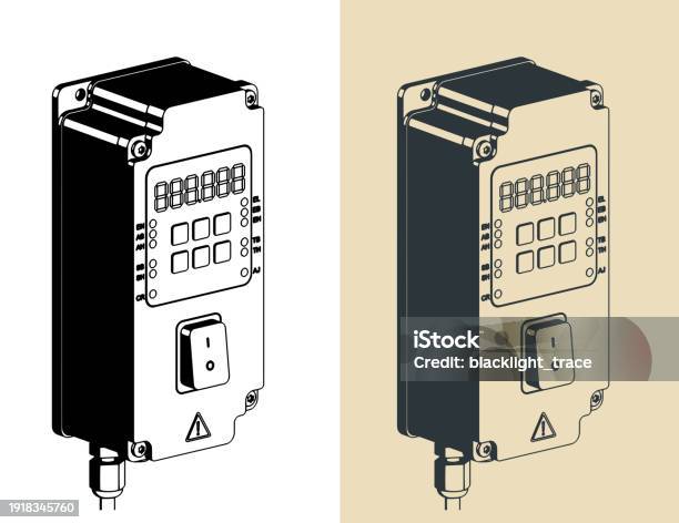 Machine Controlling Device Machine Control Device Stock Illustration - Download Image Now ...