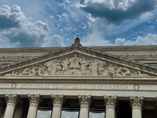 us national archives - the mall audio photos et images de collection